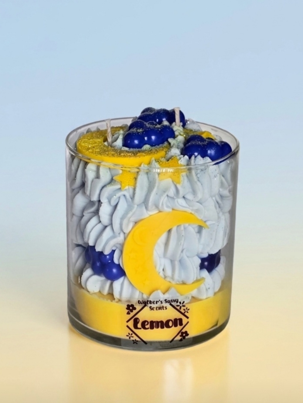 Moon And Stars Candle